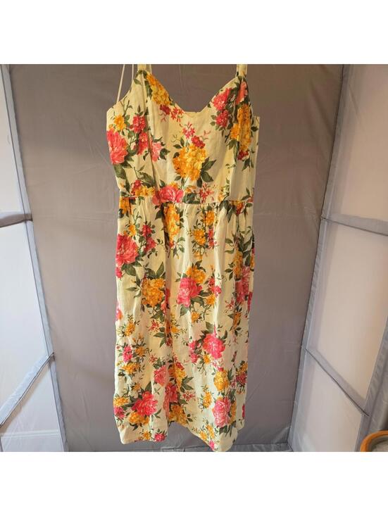 Cynthia Rowley Dresses & Skirts - Cythina Rowley 100% Linen Summer Dress Floral Boho sz 6 cottagecore